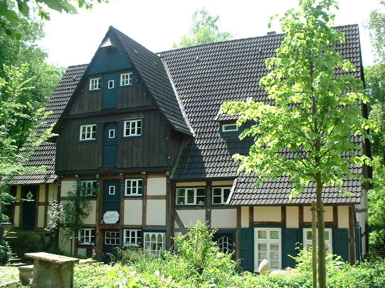 Fachwerkfassade von Meiers Mühle